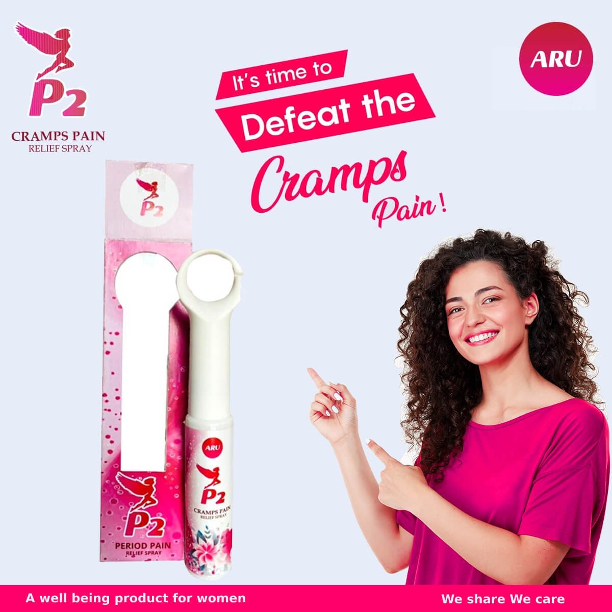 Period Pain Relief Spray_ Aru